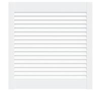 vidaXL Anta a Lamelle Bianca 61,5x59,4 cm in Legno di Pino