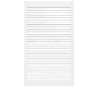 vidaXL Anta a Lamelle Bianca 99,3x59,4 cm in Legno di Pino