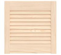 vidaXL Anta a Lamelle in Legno Massello di Pino 39,5x39,4 cm