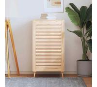 vidaXL Anta a Lamelle in Legno Massello di Pino 99,3x59,4 cm