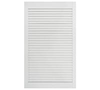 vidaXL Anta a Lamelle Bianca 99,3x49,4 cm in Legno di Pino