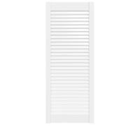 vidaXL Anta con Design a Lamelle Bianca 99,3x39,4 cm in Legno di Pino