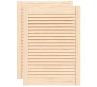 vidaXL Ante a Lamelle 2 pz in Legno Massello di Pino 69x49,4 cm