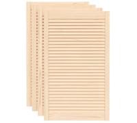 vidaXL Ante a Lamelle 4 pz in Legno Massello di Pino 99,3x59,4 cm