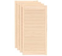 vidaXL Ante a Lamelle 4 pz in Legno Massello di Pino 99,3x49,4 cm