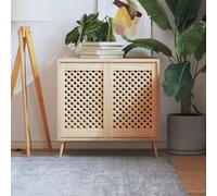 vidaXL Ante con Design a Reticolo 2 pz 39,5x61,5 cm in Legno di Pino