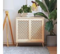 vidaXL Ante con Design a Reticolo 2 pz 39,5x69 cm in Legno di Pino