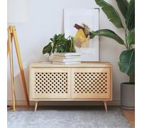 vidaXL Ante con Design a Reticolo 2 pz 49,5x39,5 cm in Legno di Pino