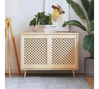 vidaXL Ante con Design a Reticolo 2 pz 49,5x61,5 cm in Legno di Pino