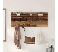 vidaXL Appendiabiti a muro A parete Legno vecchio 100 x 40 x 12 cm