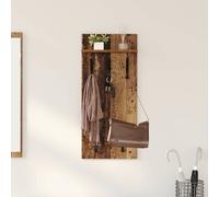 vidaXL Appendiabiti a muro A parete Legno vecchio 40 x 10 x 90 cm
