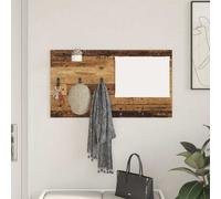 vidaXL Appendiabiti a muro A parete Legno vecchio 90 x 10 x 50 cm