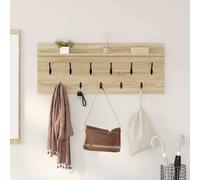 vidaXL Appendiabiti a muro A parete Rovere Sonoma 100 x 40 x 12 cm
