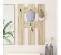 vidaXL Appendiabiti a muro A parete Rovere Sonoma 65 x 3 x 100 cm