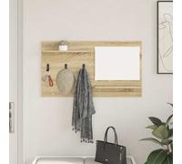 vidaXL Appendiabiti a muro A parete Rovere Sonoma 90 x 10 x 50 cm