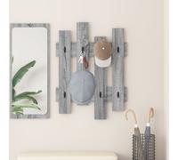 vidaXL Appendiabiti a muro Grigio sonoma 60 x 3 x 82 cm