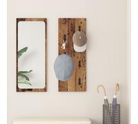 vidaXL Appendiabiti a muro Legno vecchio 30 x 1.5 x 80 cm
