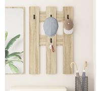 vidaXL Appendiabiti a muro rovere sonoma 65 x 3 x 100 cm