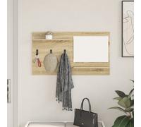 vidaXL Appendiabiti a muro Rovere Sonoma 90 x 10 x 50 cm