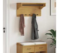 vidaXL Appendiabiti da Parete SANDNES 87x30x42 cm in Legno di Pino