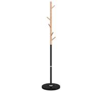 vidaXL Appendiabiti Nero 172 cm in Ferro Verniciato a Polvere