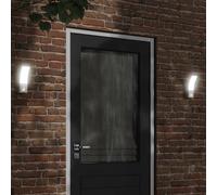 vidaXL Applique con LED e Sensore Bianca in Alluminio Pressofuso