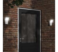 vidaXL Applique con LED e Sensore Bianca in Alluminio Pressofuso