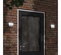 vidaXL Applique per Esterni con LED Nera in Alluminio Pressofuso