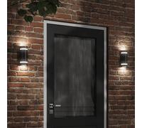 vidaXL Applique per Esterni Nera in Alluminio Pressofuso