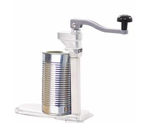 vidaXL Apriscatole Argento 70 cm Alluminio e Acciaio Inossidabile