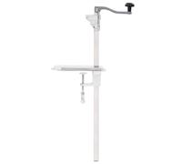 vidaXL Apriscatole Manuale Apribarattoli Attrezzi Cucina Stabile Professionale Robusto Argento 70 cm in Alluminio e Acciaio Inossidabile