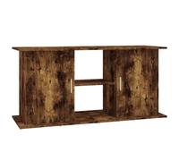 vidaXL Supporto Acquario 121x41x58 cm in Legno Multistrato Rovere Fumo