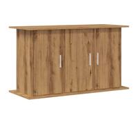 vidaXL Supporto per Acquario Artigianale in Rovere 101x41x58 cm in Legno ingegnerizzato