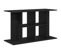Supporto per acquario in rovere nero 100x40x60 cm in legno ingegnerizzato