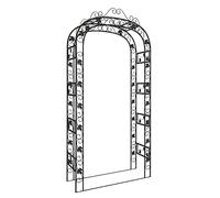 Arco da giardino 116x45x240 cm acciaio