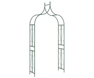 vidaXL Arco da Giardino Verde Scuro 120x38x258 cm in Ferro