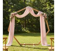 vidaXL Arco Nuziale Marrone Chiaro 221 x 92 x 216 cm