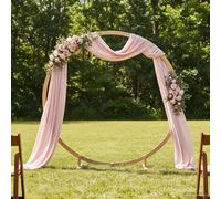 vidaXL Arco Nuziale Marrone Chiaro 224 x 80 x 220 cm