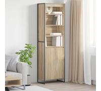 vidaXL Armadi alti 2 pcs Sonoma 60 x 36 x 300 cm Legno multistrato