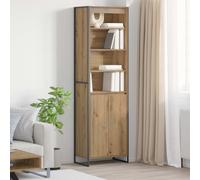 vidaXL Armadi alti Rovere Artigianale 60 x 36 x 200 cm