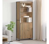 vidaXL Armadi alti Rovere Artigianale 79 x 36 x 200 cm