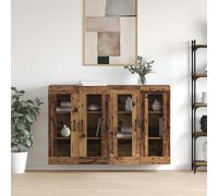 vidaXL Armadi da Muro 2 pz Legno vecchio 69,5 x 34 x 90 cm