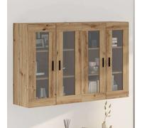 Armadi da Muro 2 pz rovere artigianale 69,5 x 34 x 90 cm
