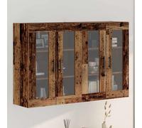 vidaXL Armadi da Parete 2 pz Legno vecchio 69,5 x 34 x 90 cm