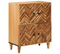 vidaXL Armadi di Stoccaggio con porta Marrone 60 x 33,5 x 75 cm, Soluzioni per riporre in salotto, armadietti rettangolari, mensole moderne, ripiani per decorare casa