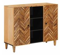 vidaXL Armadi di Stoccaggio con porta Marrone 90 x 33,5 x 75 cm, Mobile moderno per soggiorno, unità rettangolare, storage funzionale per media, decor contemporanea, organizer versatile