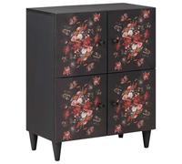 vidaXL Armadi di Stoccaggio con porta Multicolore 60 x 33,5 x 75 cm