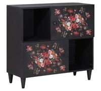 vidaXL Armadi di Stoccaggio con porta Multicolore 80 x 33,5 x 75 cm