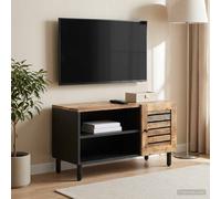 vidaXL Armadi di Stoccaggio Naturale 80 x 33 x 46 cm