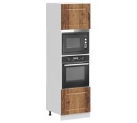 vidaXL Armadi Forno 2 pz Lucca Legno Antico in Legno Multistrato